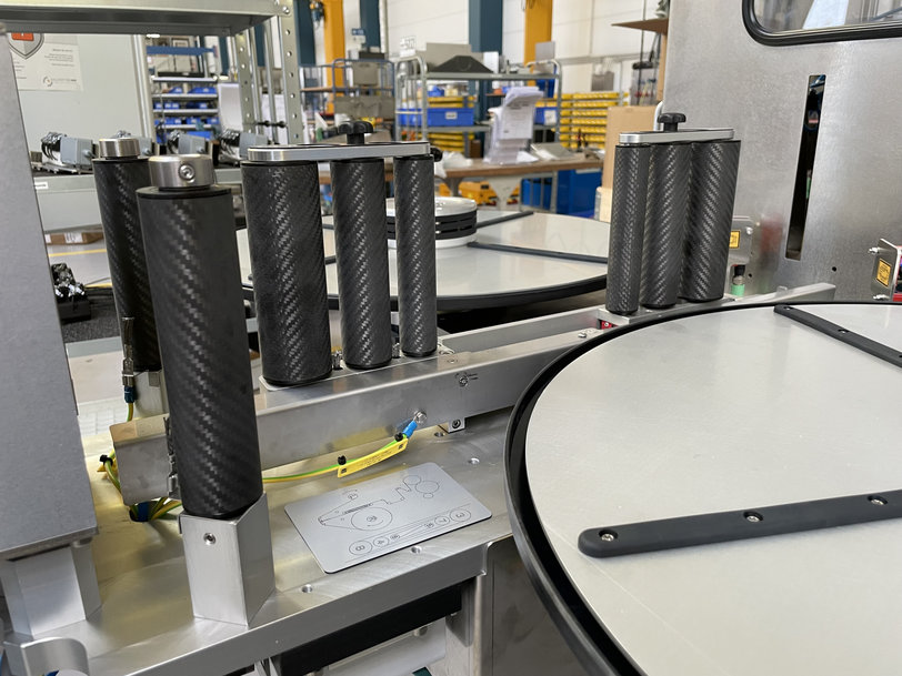 Embotelladora que ahorra material y energía, y es totalmente libre de lubricación